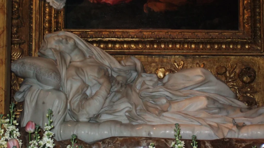 Estasi di Beata Ludovica Albertoni (Gian Lorenzo Berninini, 1671-74), Basilica di San Francesco a Ripa. [Rione XIII Trastevere]