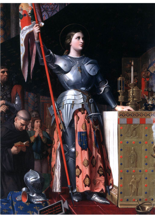 Jeanne d’Arc au sacre du roi Charles VII (Jean-Auguste-Dominique Ingres, 1854)